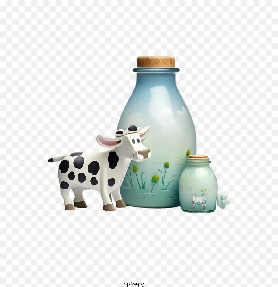 Vaca De Granja，La Leche PNG