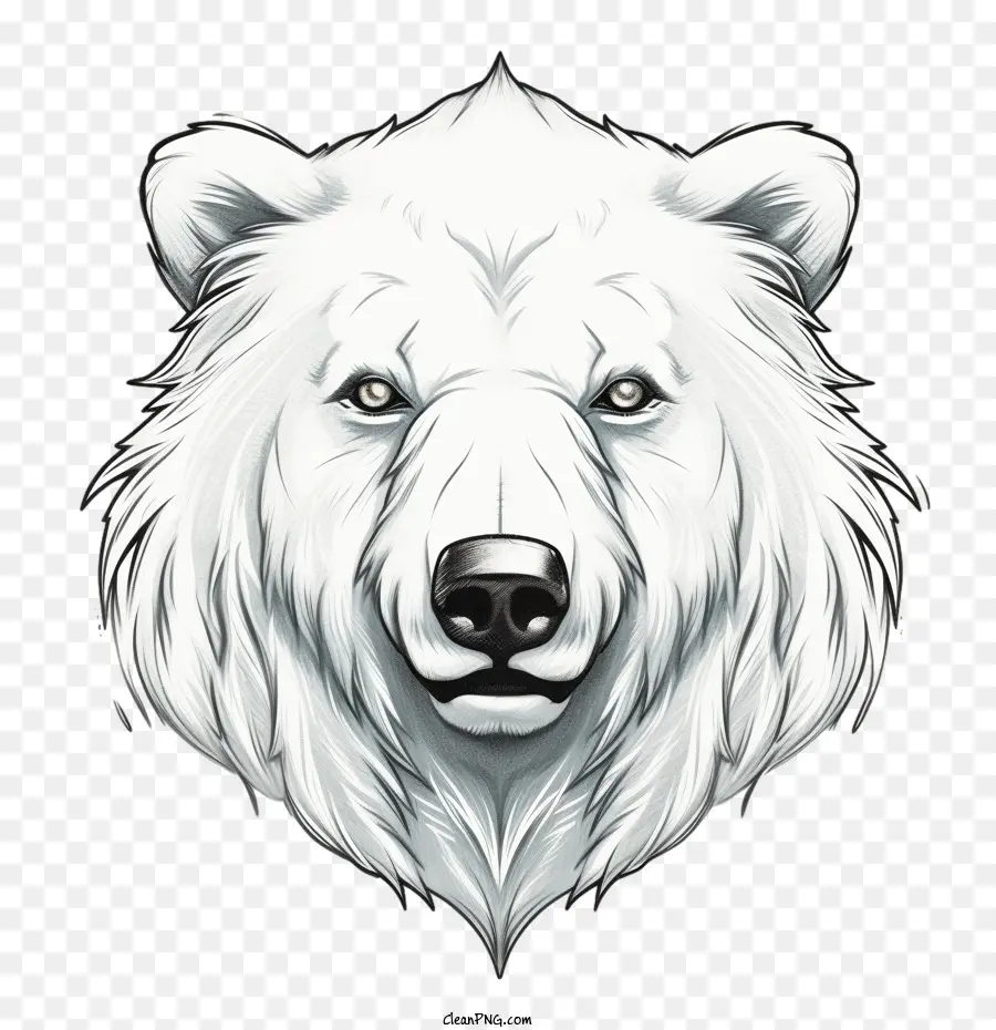 Oso Polar，Blanco PNG