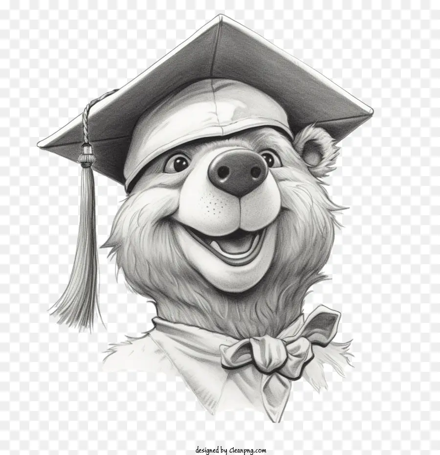 La Graduación De La Tapa，Cartoon Bear PNG