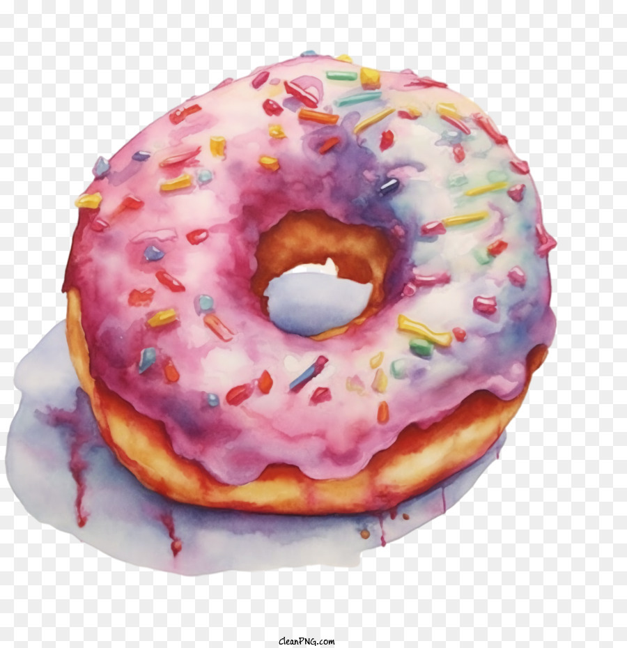 Rosquilla，Donut Rosa PNG