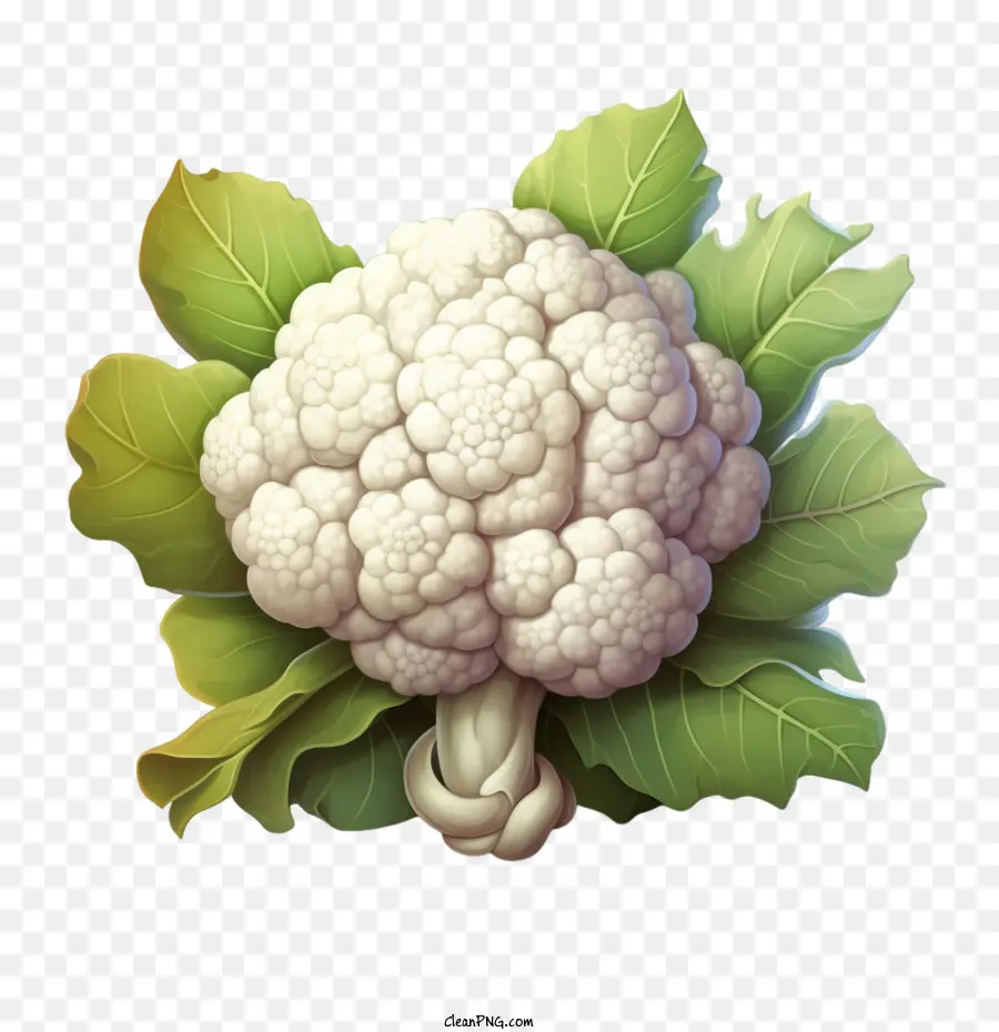 Coliflor，Coliflor Plana PNG