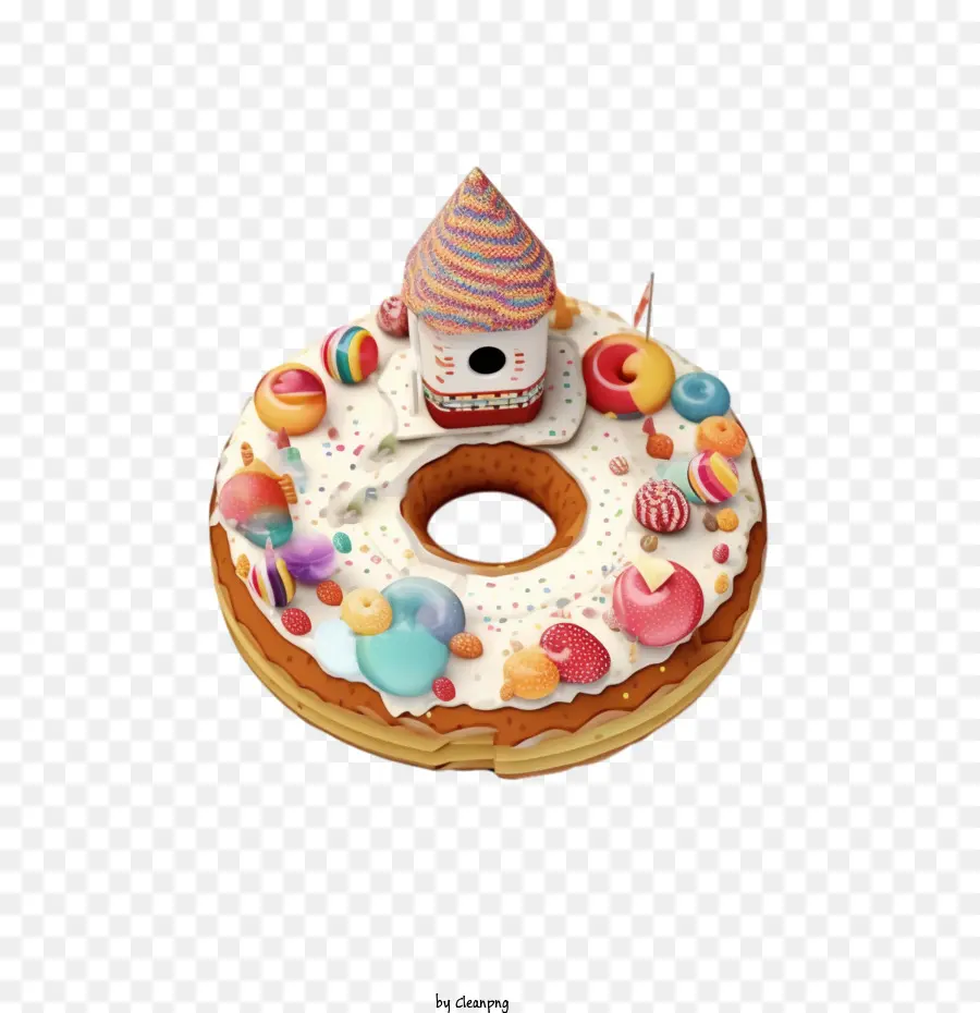 Rosquilla，Donut De Dibujos Animados PNG