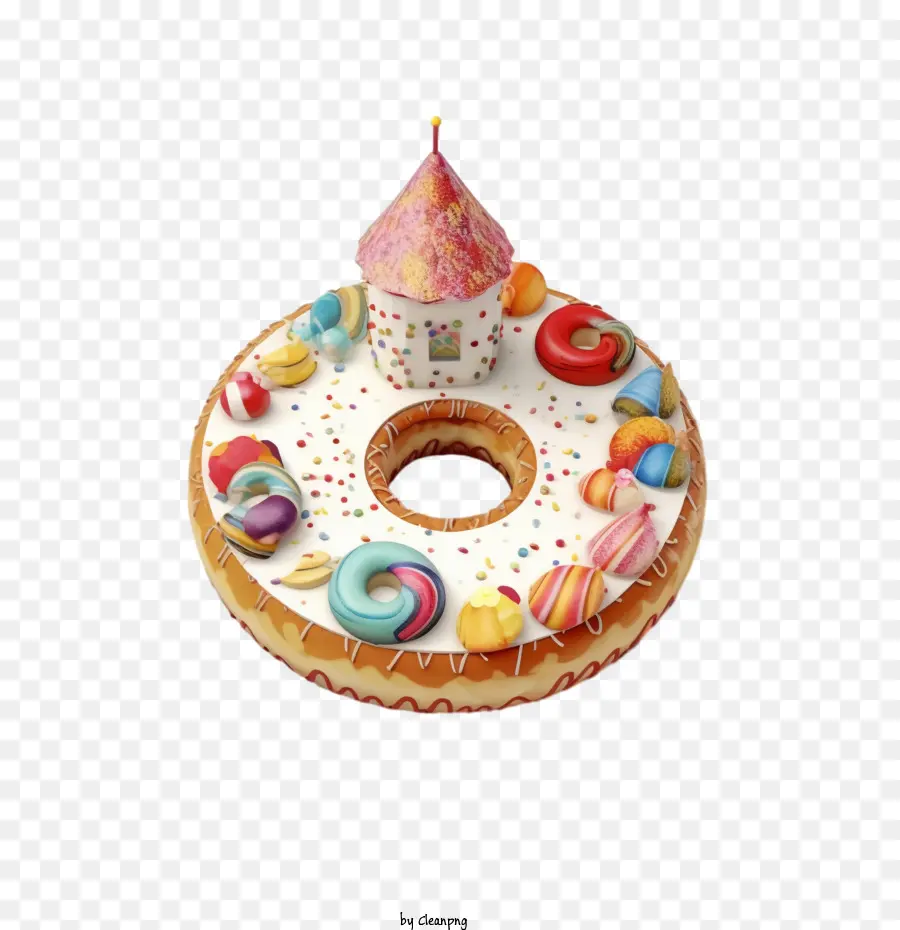 Rosquilla，Donut De Dibujos Animados PNG