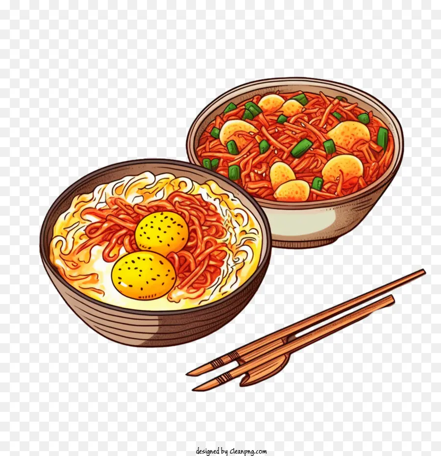 Comida Coreana，La Comida Coreana PNG