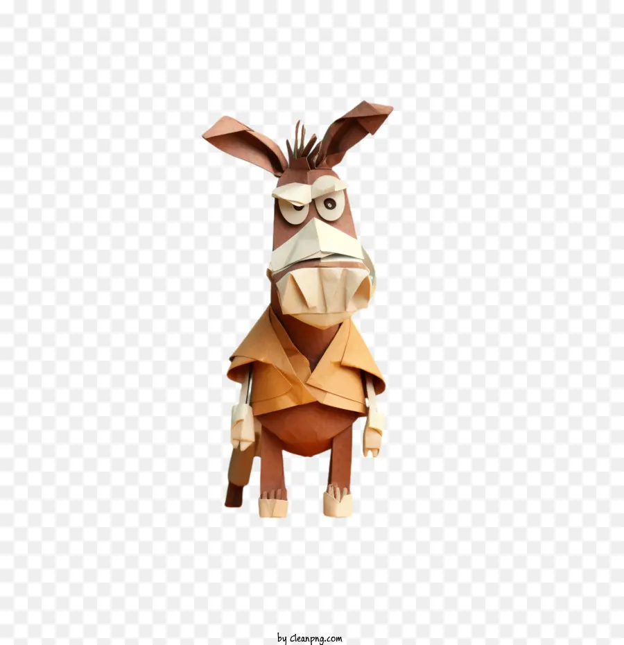 Burro，Paper Art Bonkey PNG