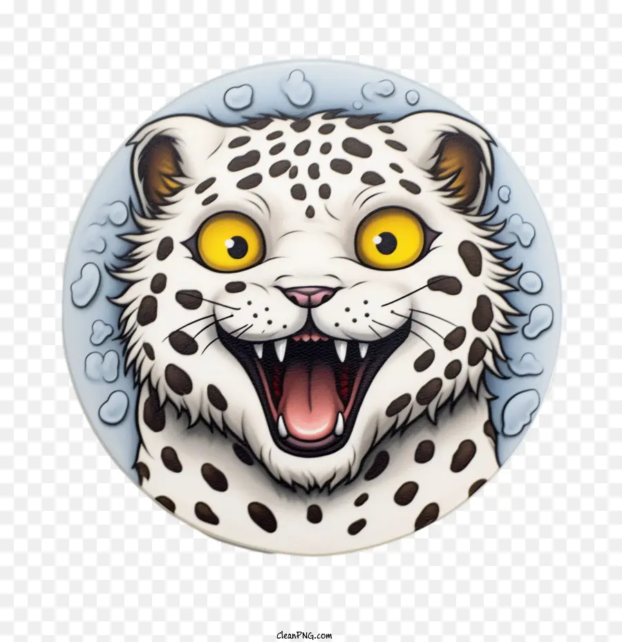 Leopardo，Sello PNG