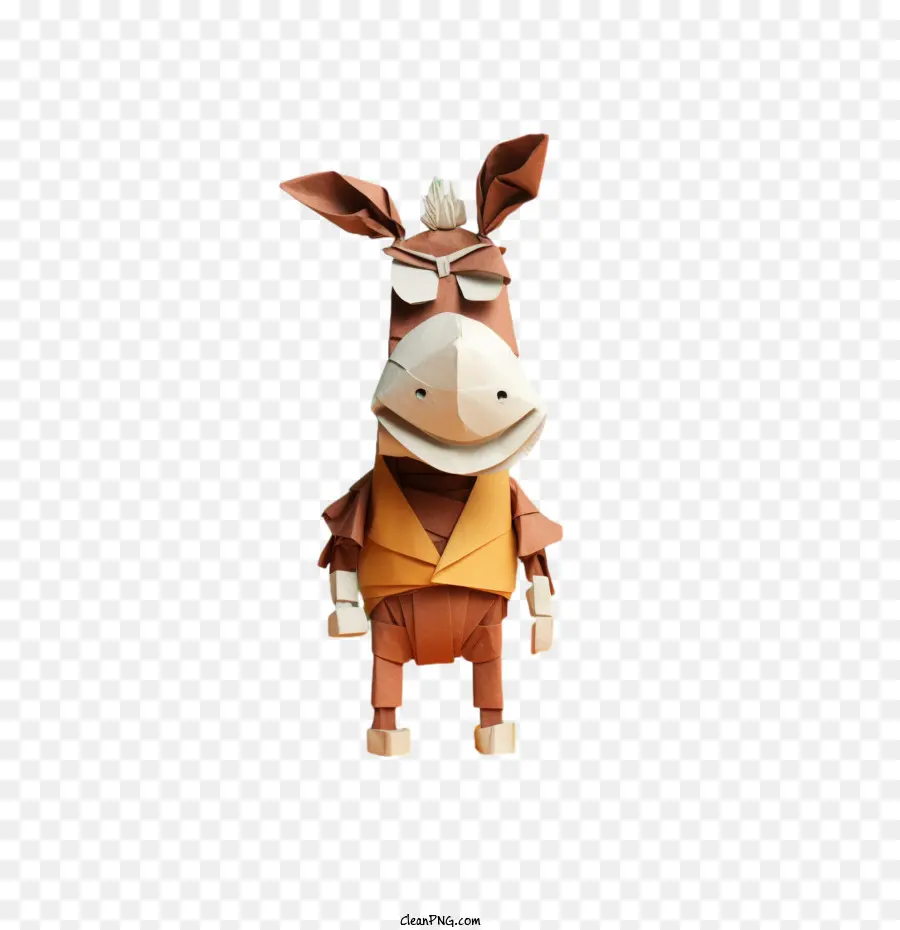 Burro，Paper Art Bonkey PNG