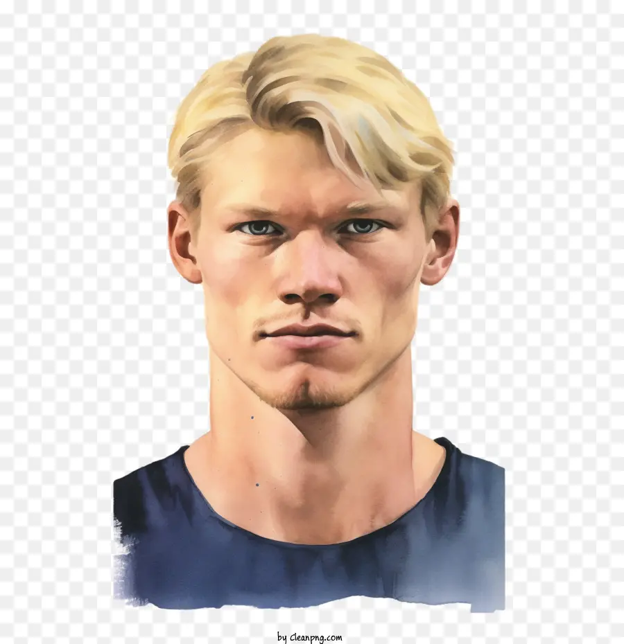 Erling Haaland，El Cabello Rubio PNG