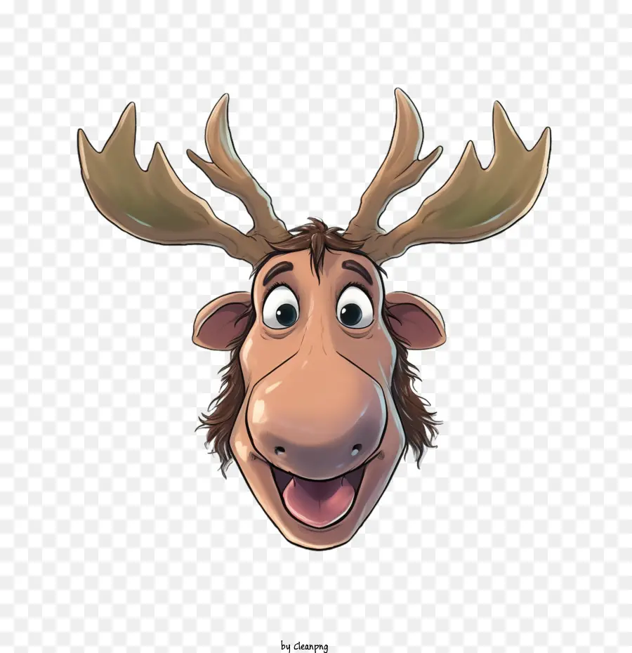 Alce，Moose Emoji PNG