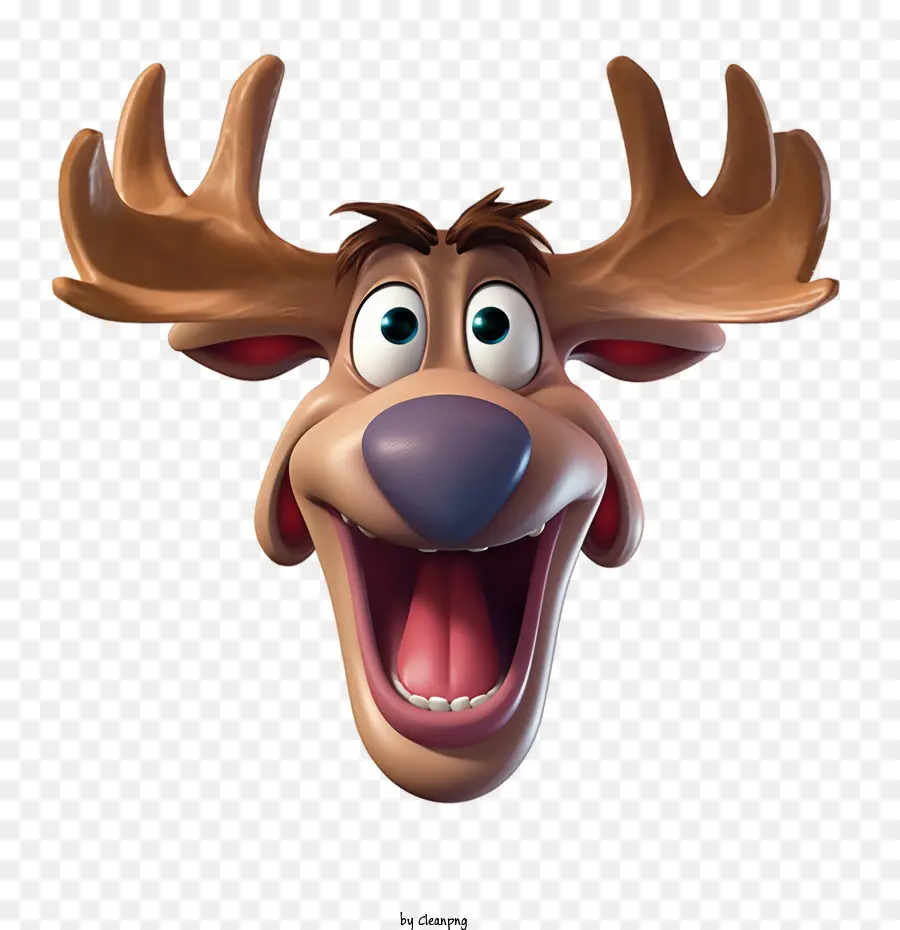 Alce，Moose Emoji PNG