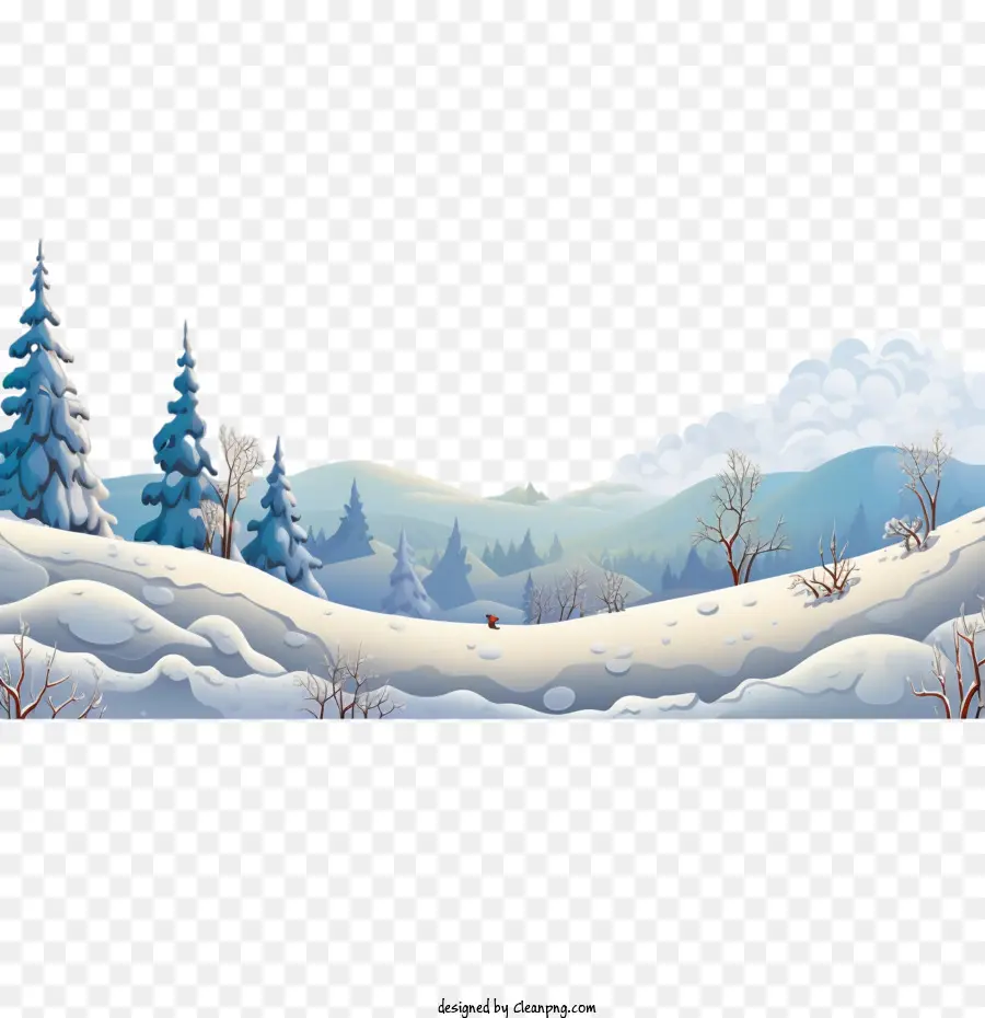 Borde De Nieve，Frontera De Invierno PNG