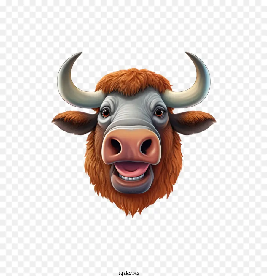 Bisonte，Toro De Dibujos Animados PNG