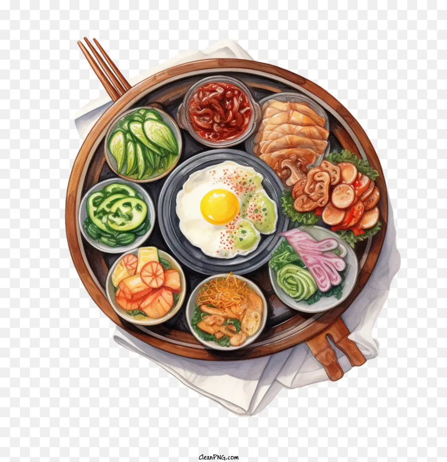La Comida Coreana，Sabores PNG
