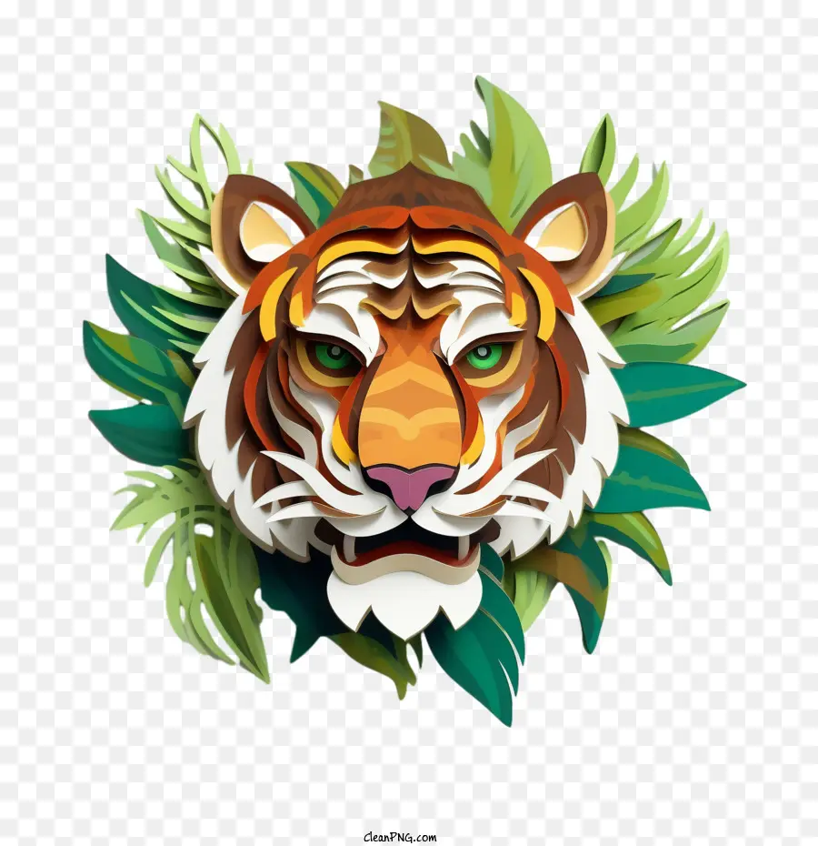 Tigre，Cabeza De Tigre PNG