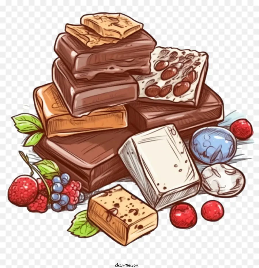 Chocolate，Dulces PNG