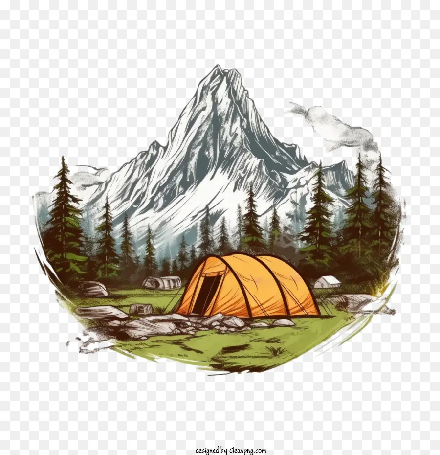 Camping，Naturaleza PNG