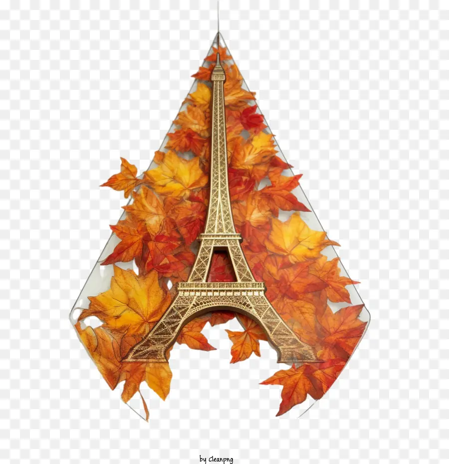 Eiffel，Otoño PNG