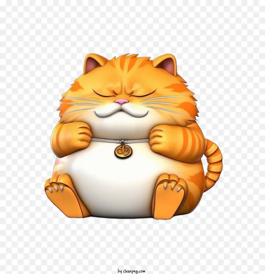 Gato Emoji，Fat Cat PNG