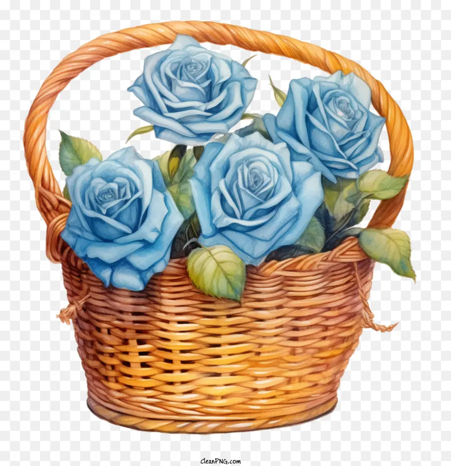 Rosa Azul，Rosas Azules PNG