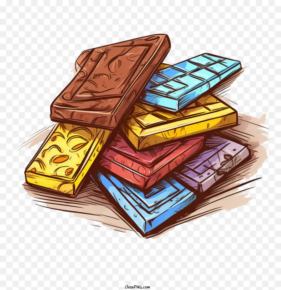 Chocolate，Barras De Chocolate PNG