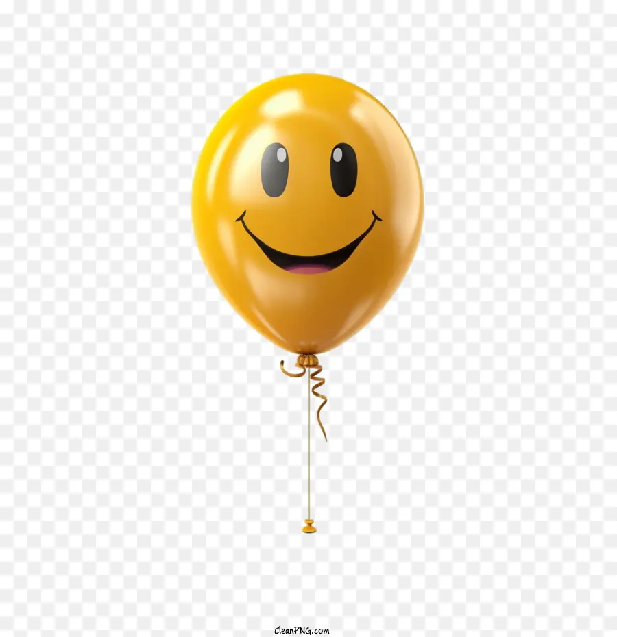 Globo Emoji，Globo Amarillo PNG