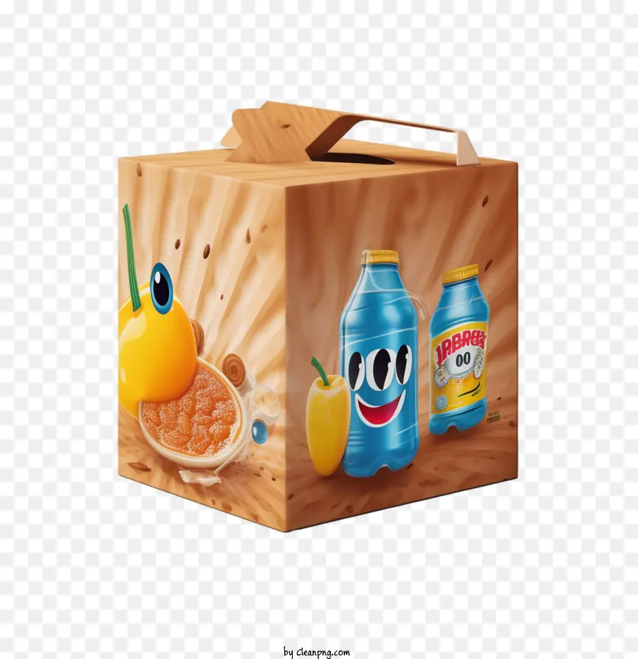 Caja De Bebidas，Caja De Jugo PNG