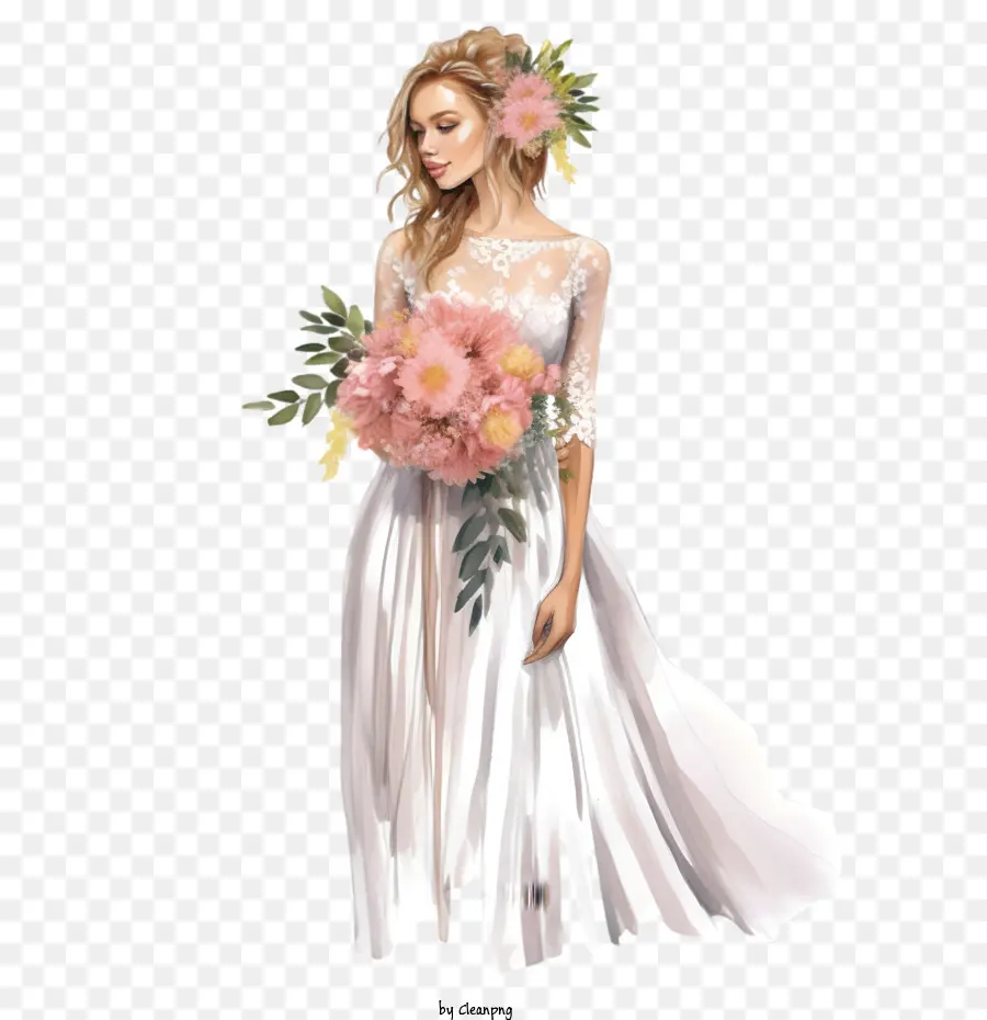 Vestido De Novia，Novia PNG