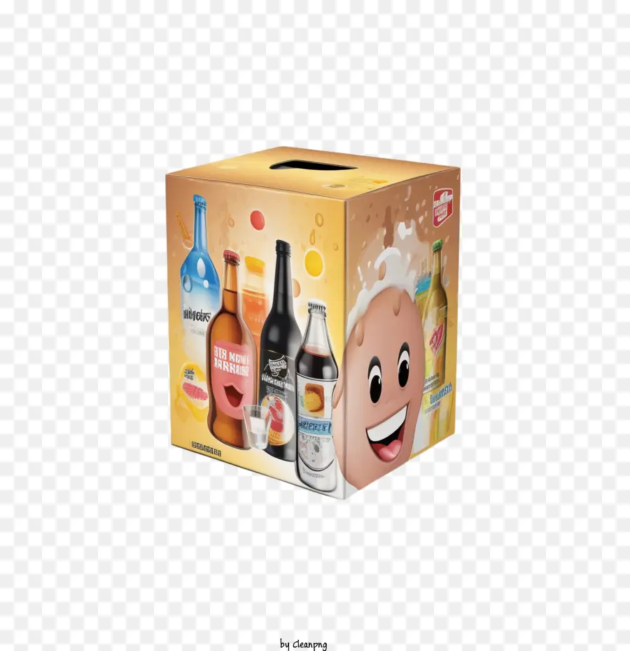 Caja De Bebidas，Bebidas PNG