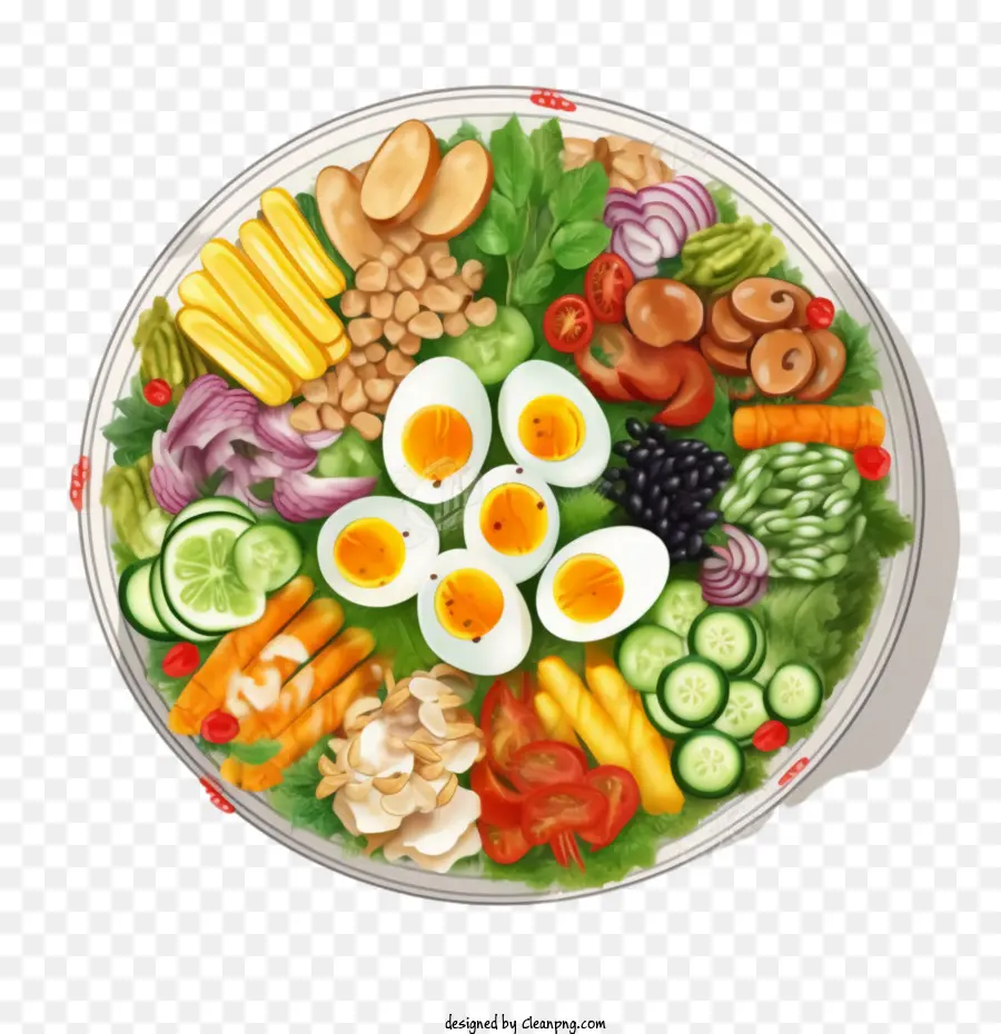 Comida Coreana，Plato De Ensalada PNG