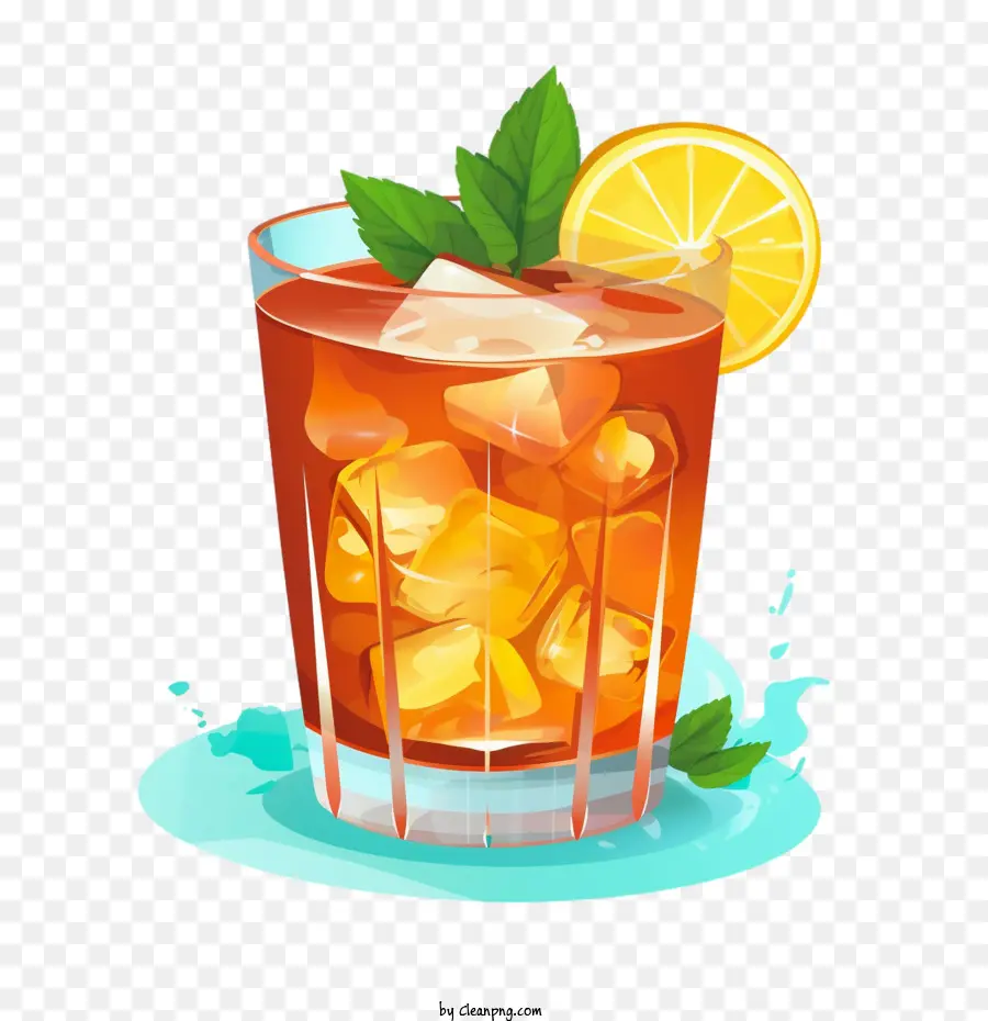 Ice Tea，Bebida De Té Helado PNG