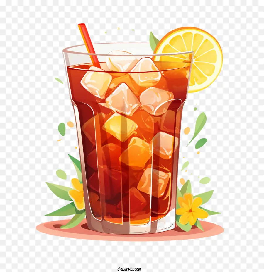 Ice Tea，Bebida De Té Helado PNG