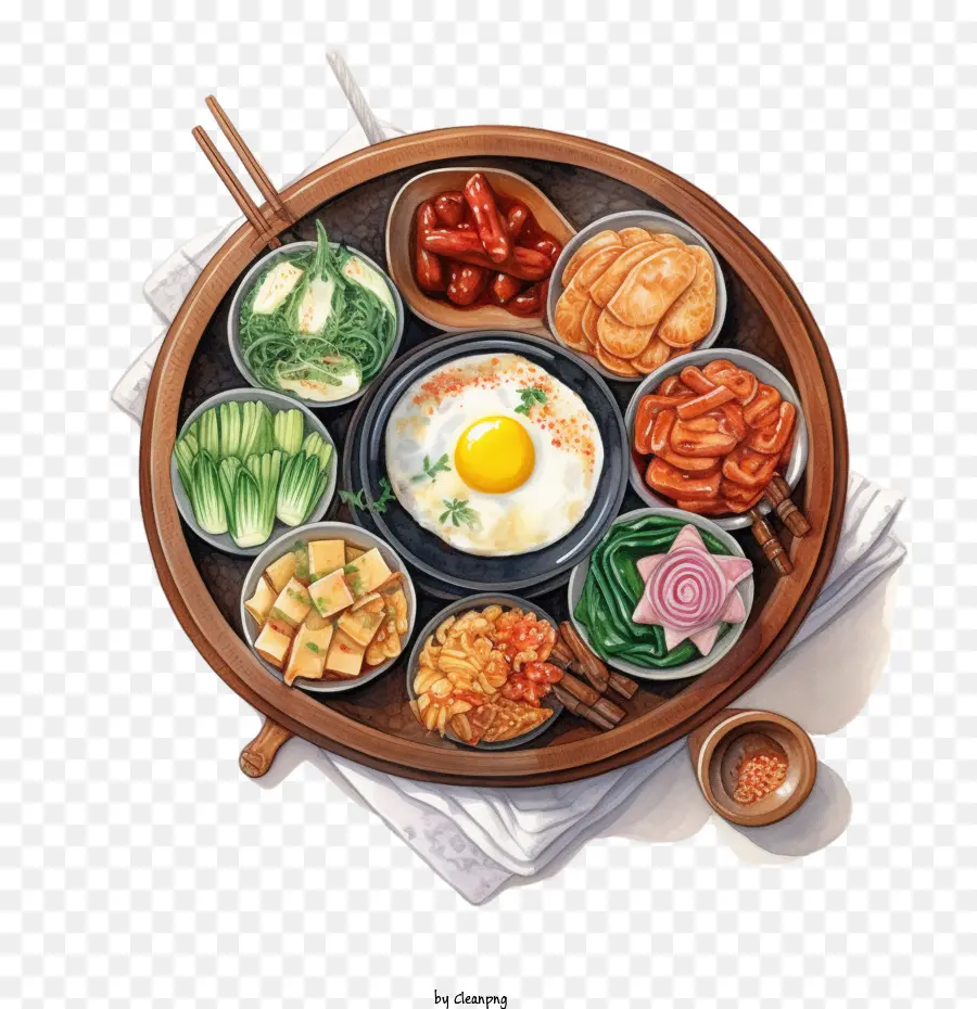 La Comida Coreana，Arroz Al Vapor PNG