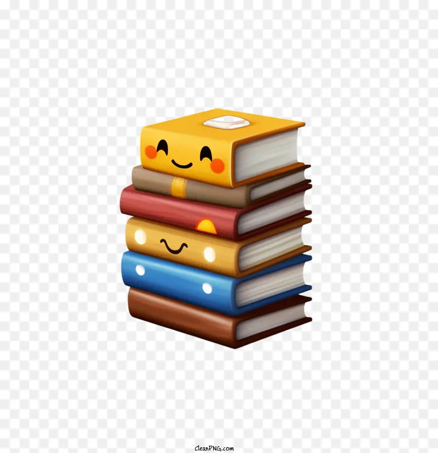 Libros，Libros Sonrientes PNG