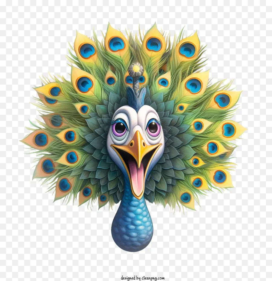 Pavo Real，Aves PNG