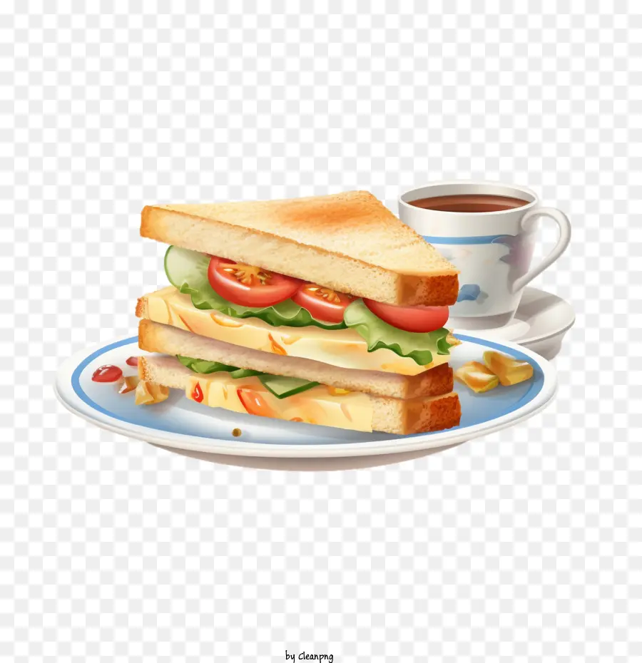 Sandwich，Pan PNG