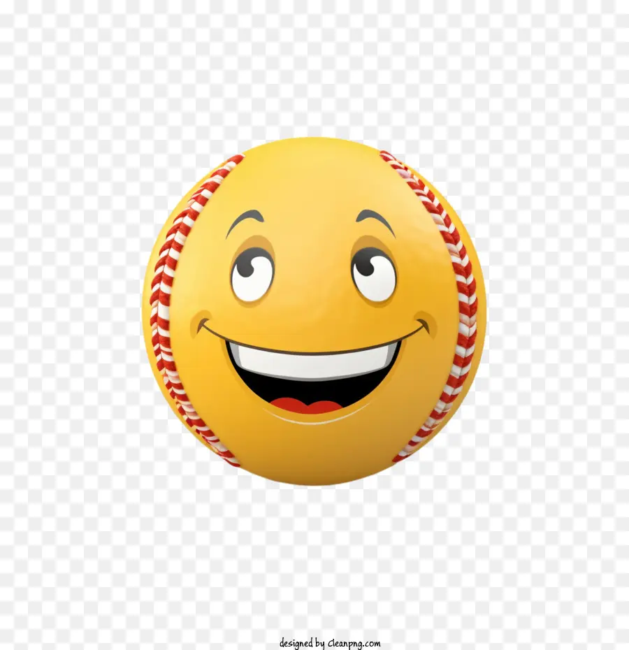 Béisbol，Cara Sonriente PNG