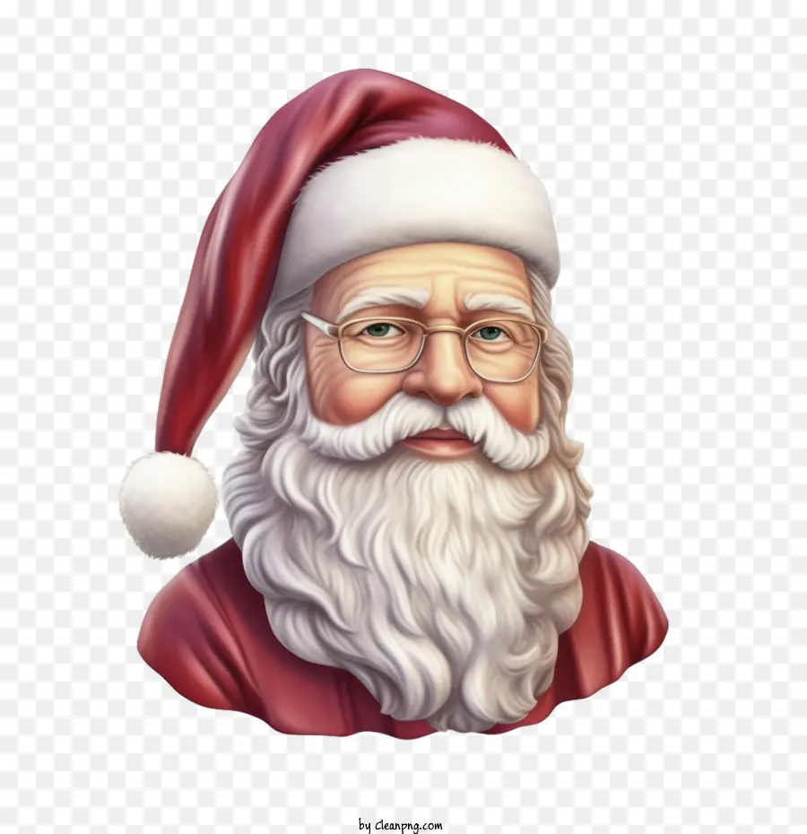 Santa Claus，Traje Rojo PNG