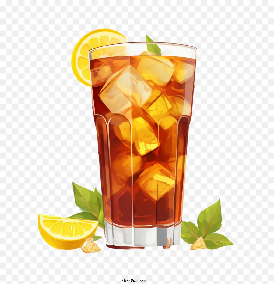 Ice Tea，Limón PNG