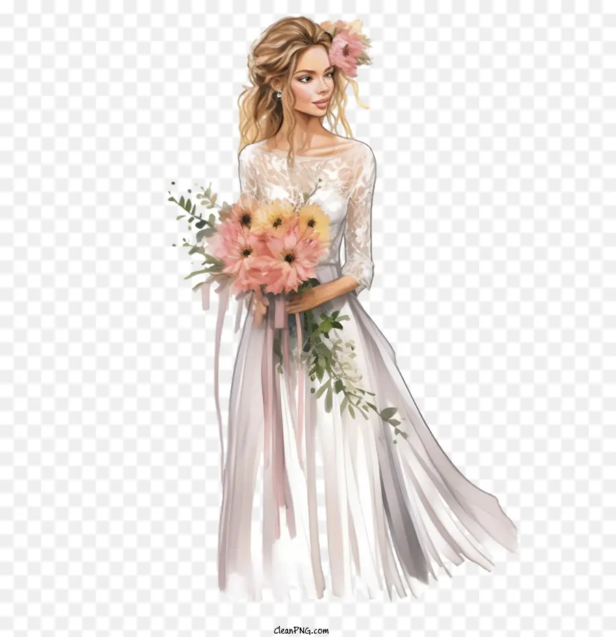 Vestido De Novia，Novia PNG