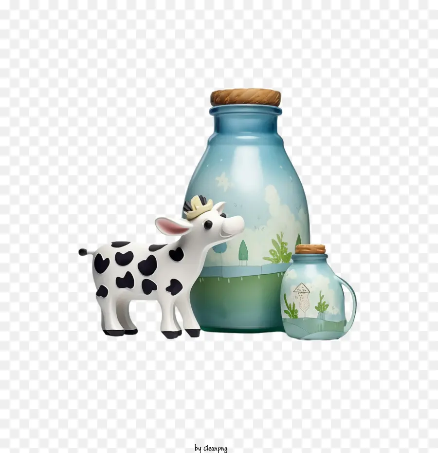 Vaca，La Leche PNG