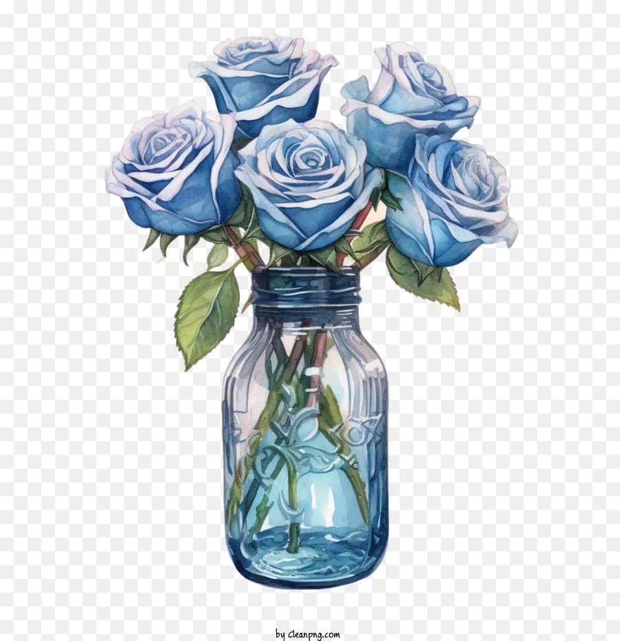 Rosa Azul，Rosa PNG