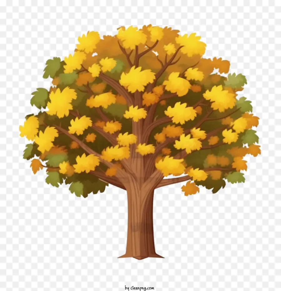 Árbol De Hoja Caduca，Árbol PNG