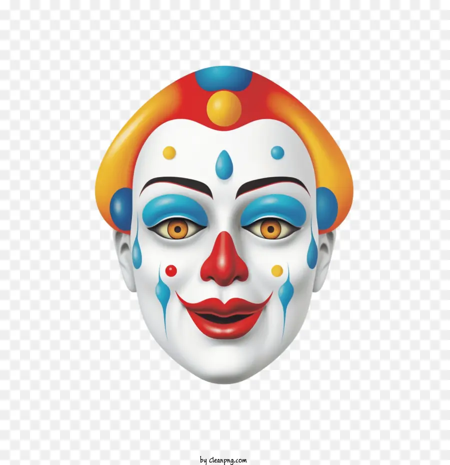 Cara Del Payaso，Máscara De Payaso PNG