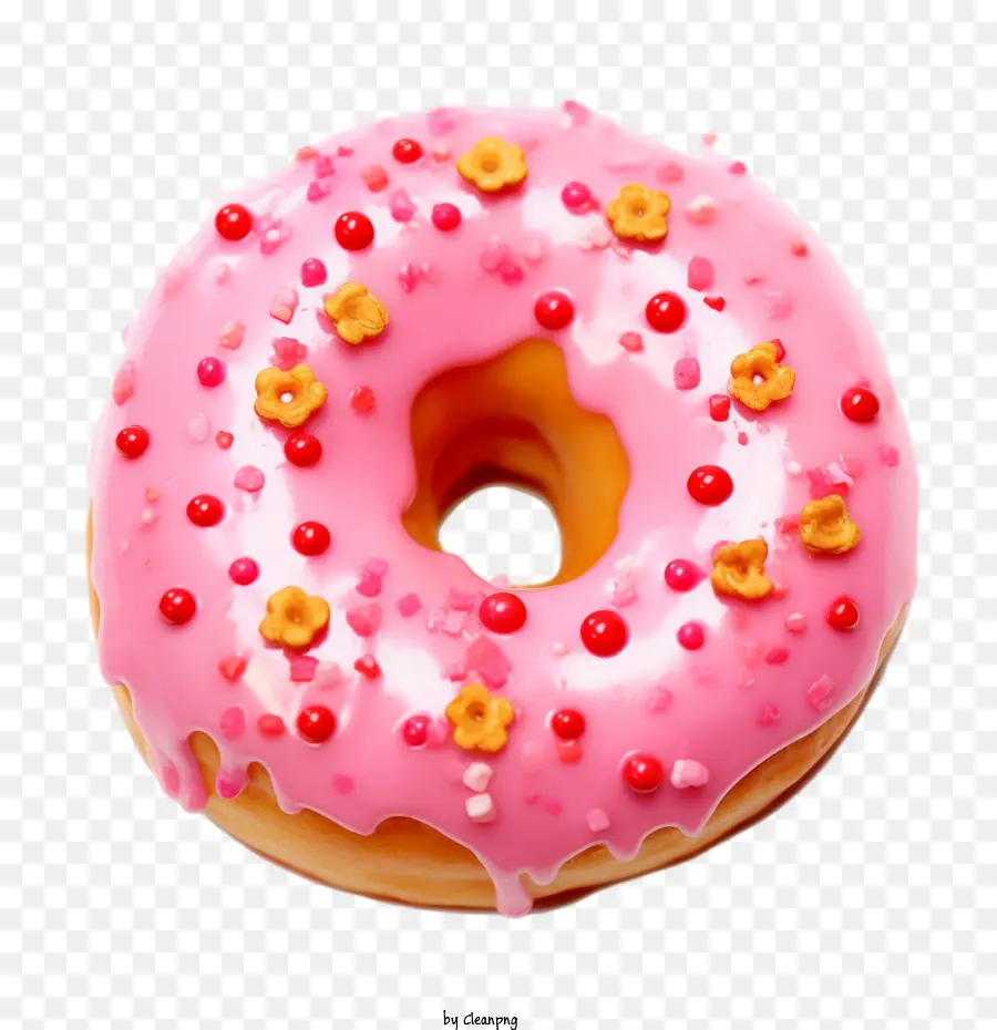 Rosquilla，Donut Rosa PNG