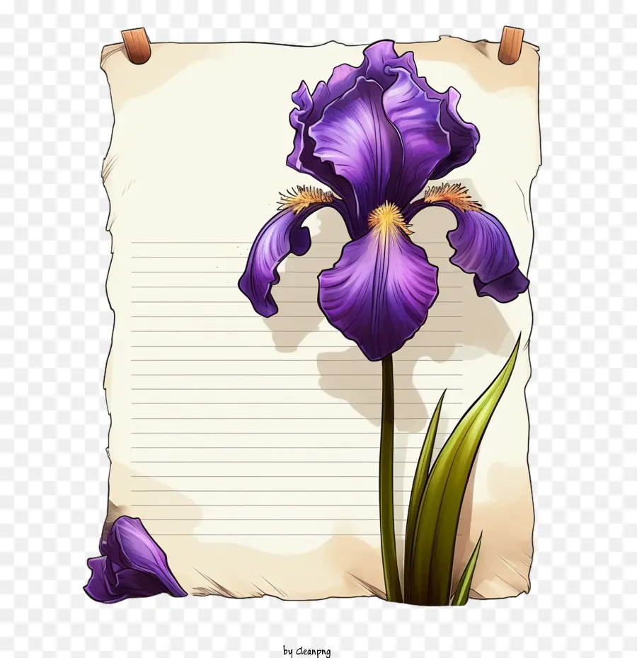 Iris，Iris Morado PNG