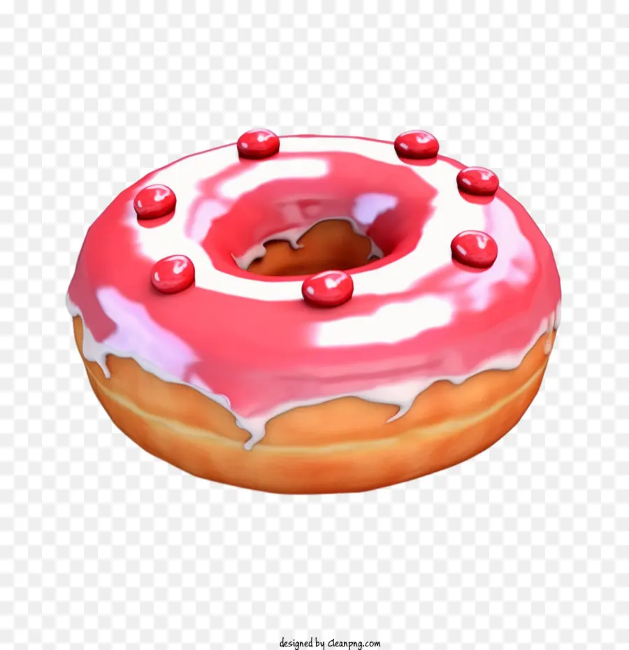 Donut，Rosa Donut PNG