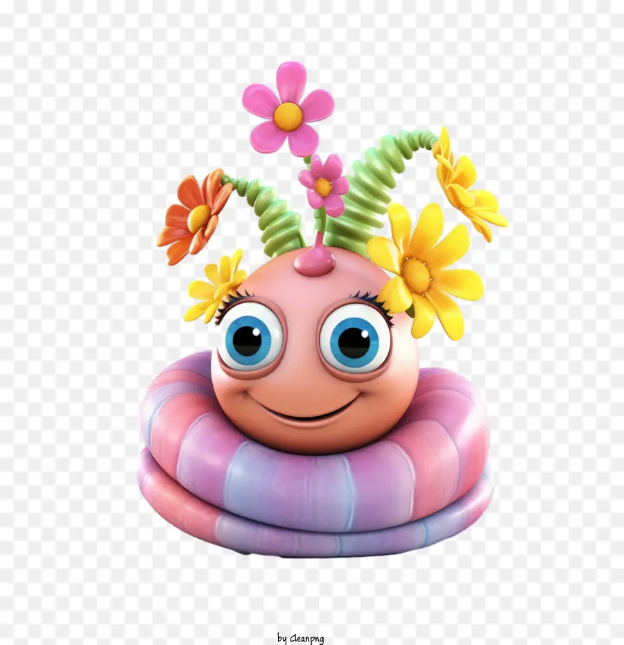 Gusano，Criatura Flor PNG