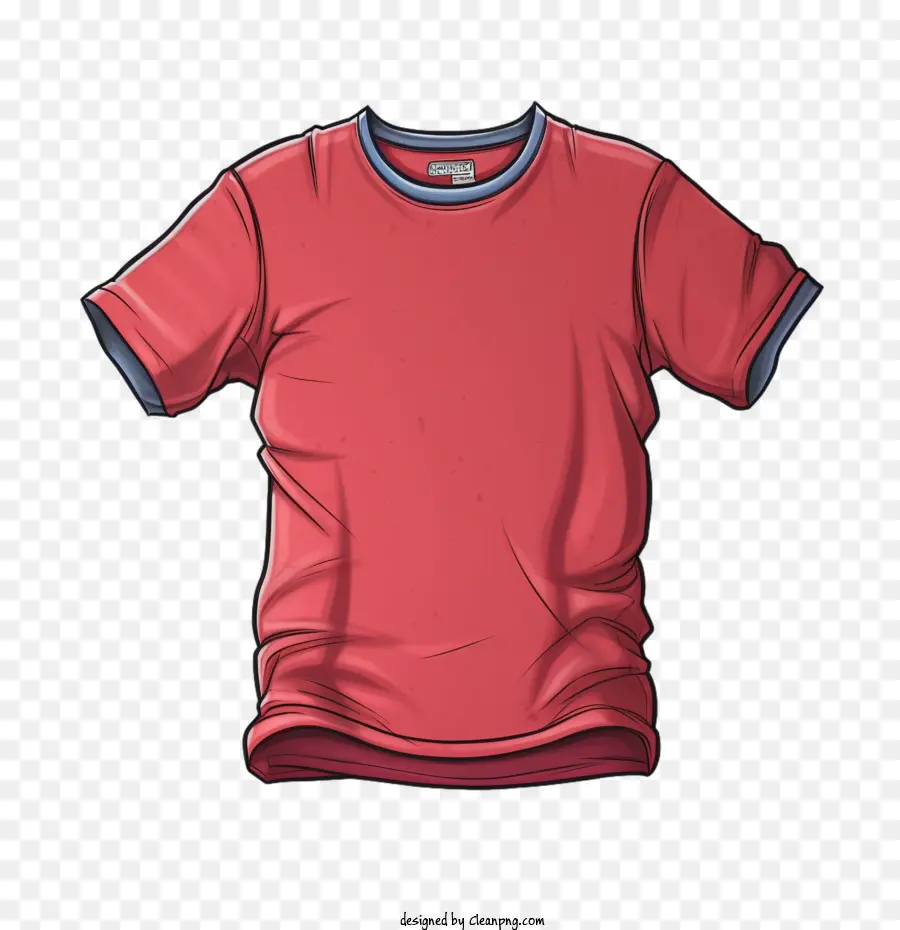 Camiseta，El Rojo De La Camiseta De La PNG