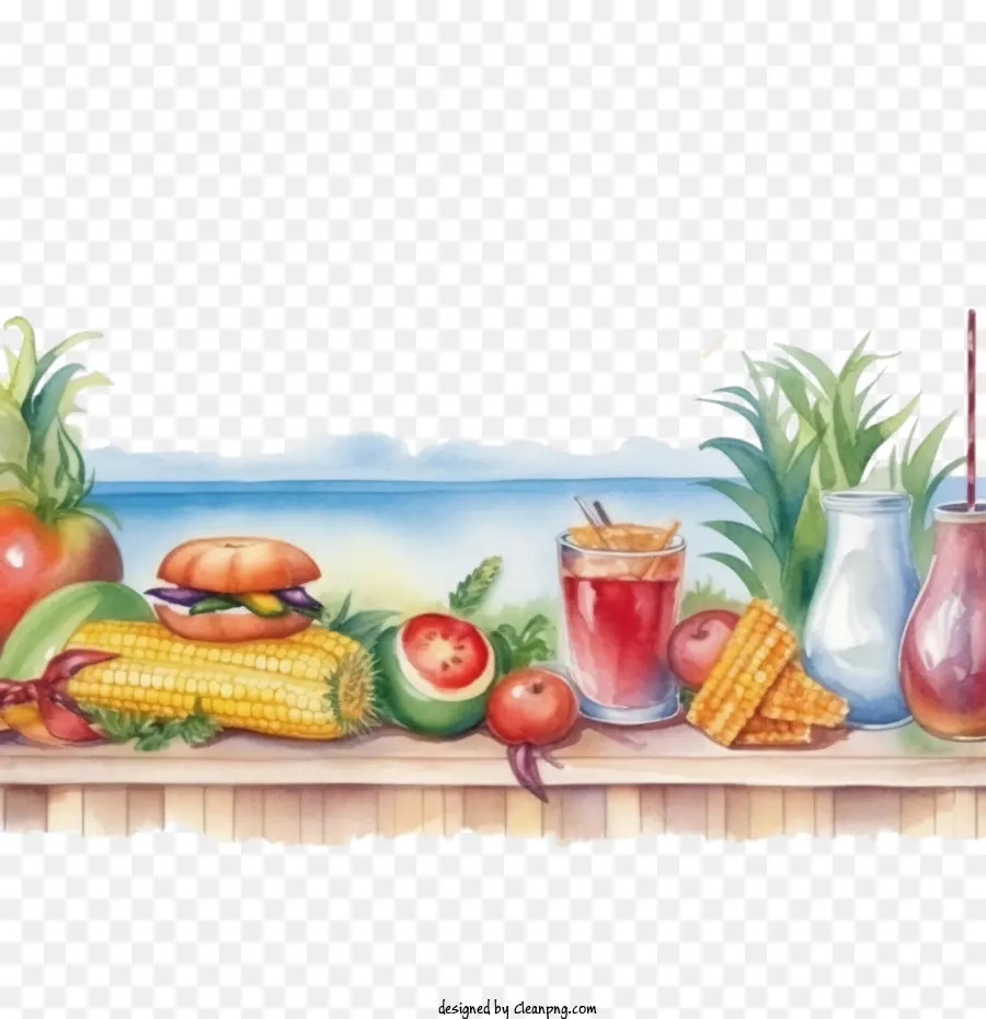 Frontera De Verano，Frontera Alimentaria PNG