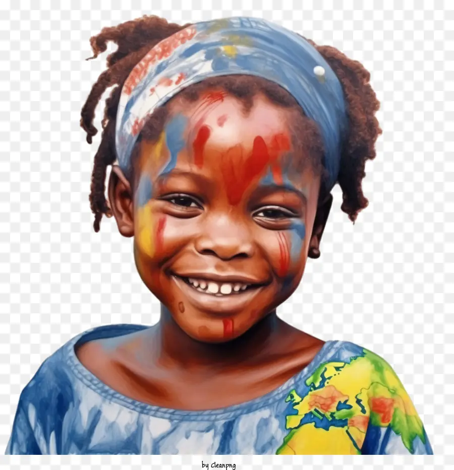 Niño Africano，Chica Africana PNG
